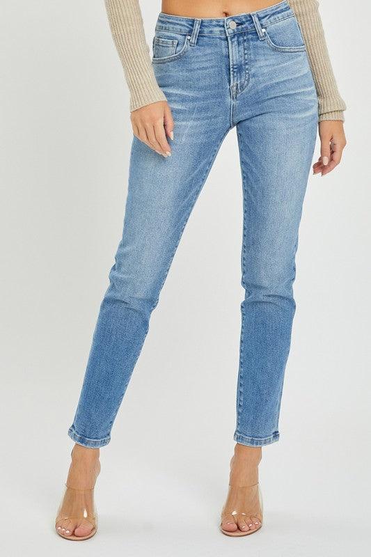 Summer Breeze MID RISE RELAXED SKINNY JEANS - West End Boutique