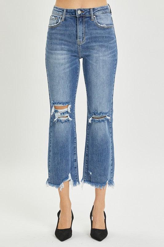 Summer Nights High Rise Straight Jeans - West End Boutique