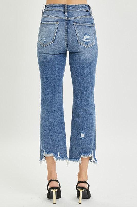 Summer Nights High Rise Straight Jeans - West End Boutique