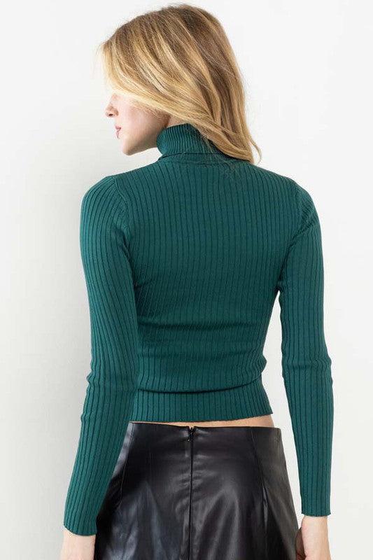 THEO SIMPLE TURTLENECK SWEATER final sale - West End Boutique