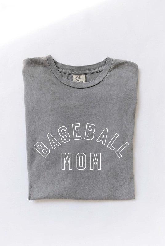 BASEBALL MOM Mineral Graphic Top S-XL (FINAL SALE) - West End Boutique