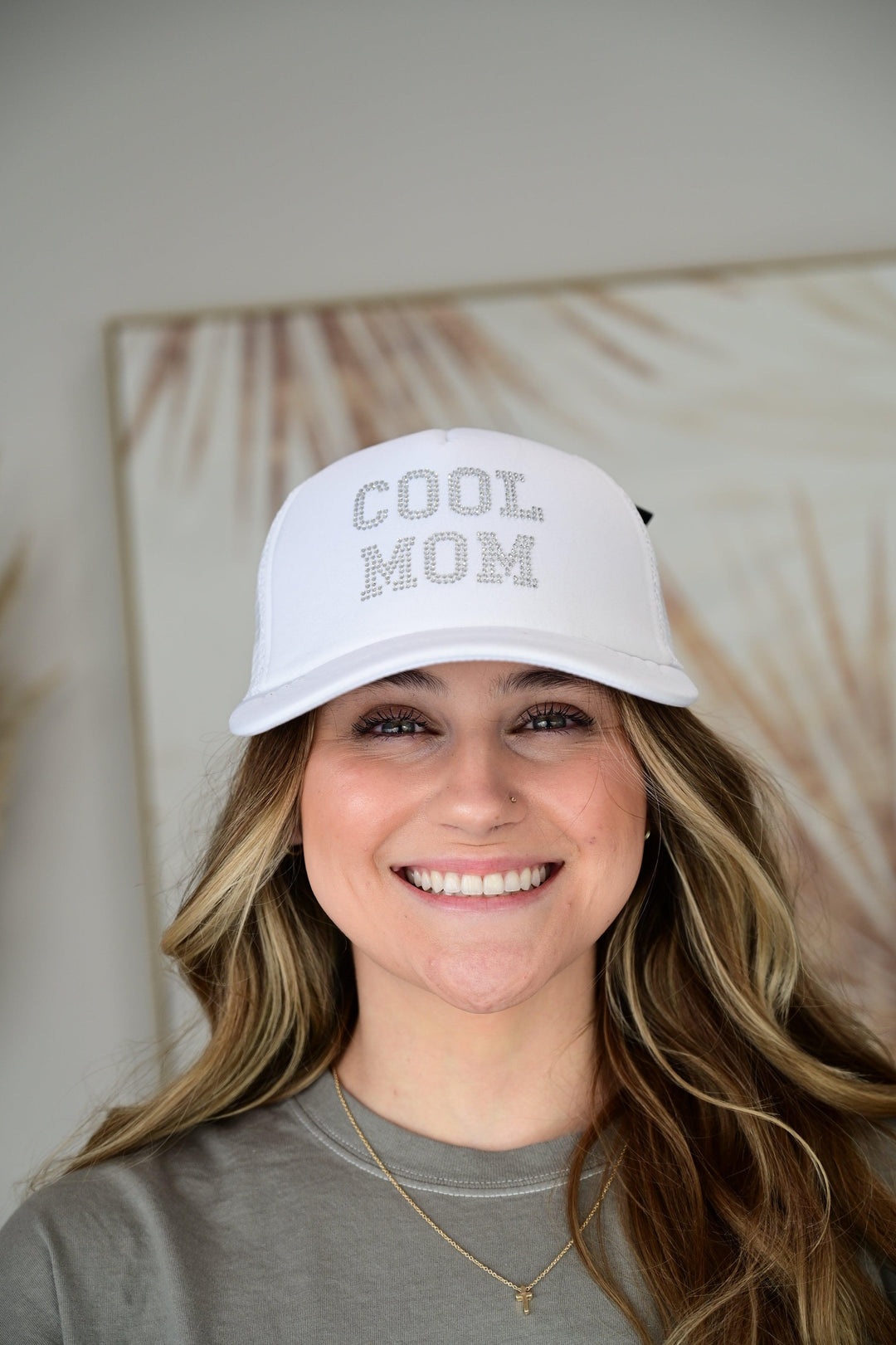 CC COOL MOM RHINESTONES TRUCKER CAP - West End Boutique