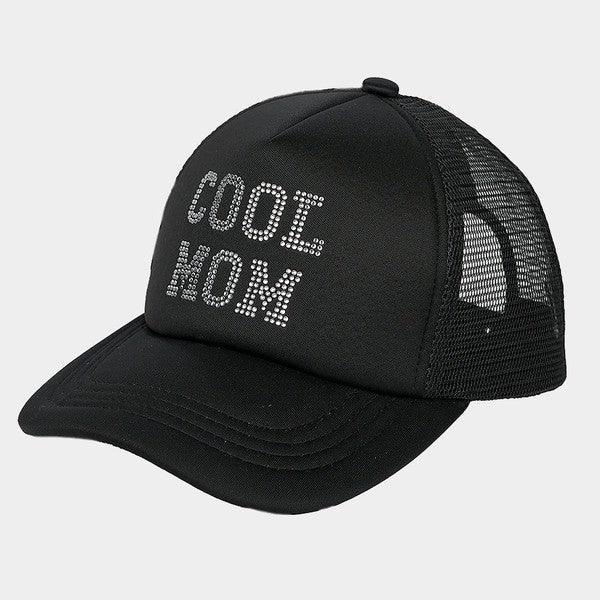 CC COOL MOM RHINESTONES TRUCKER CAP - West End Boutique