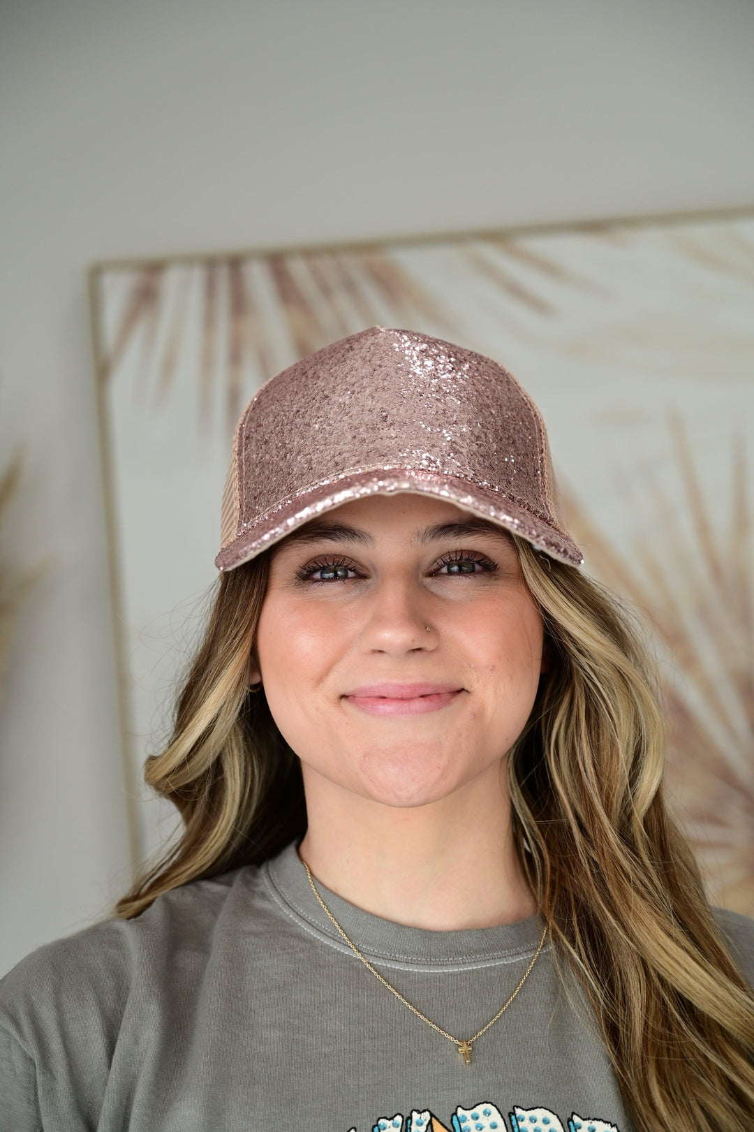 CC GLITTER TRUCKER CAP - West End Boutique