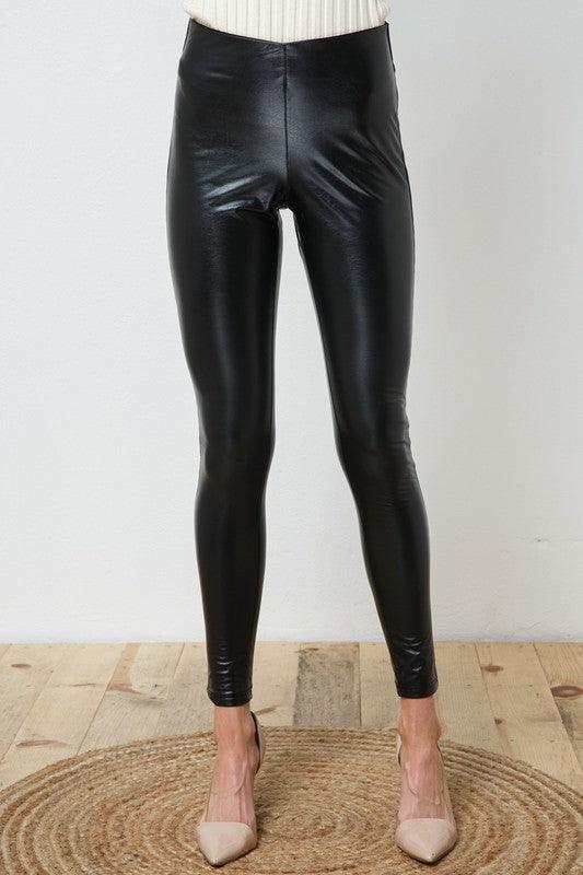 Lexi Faux Leather Skinny Leggings - West End Boutique